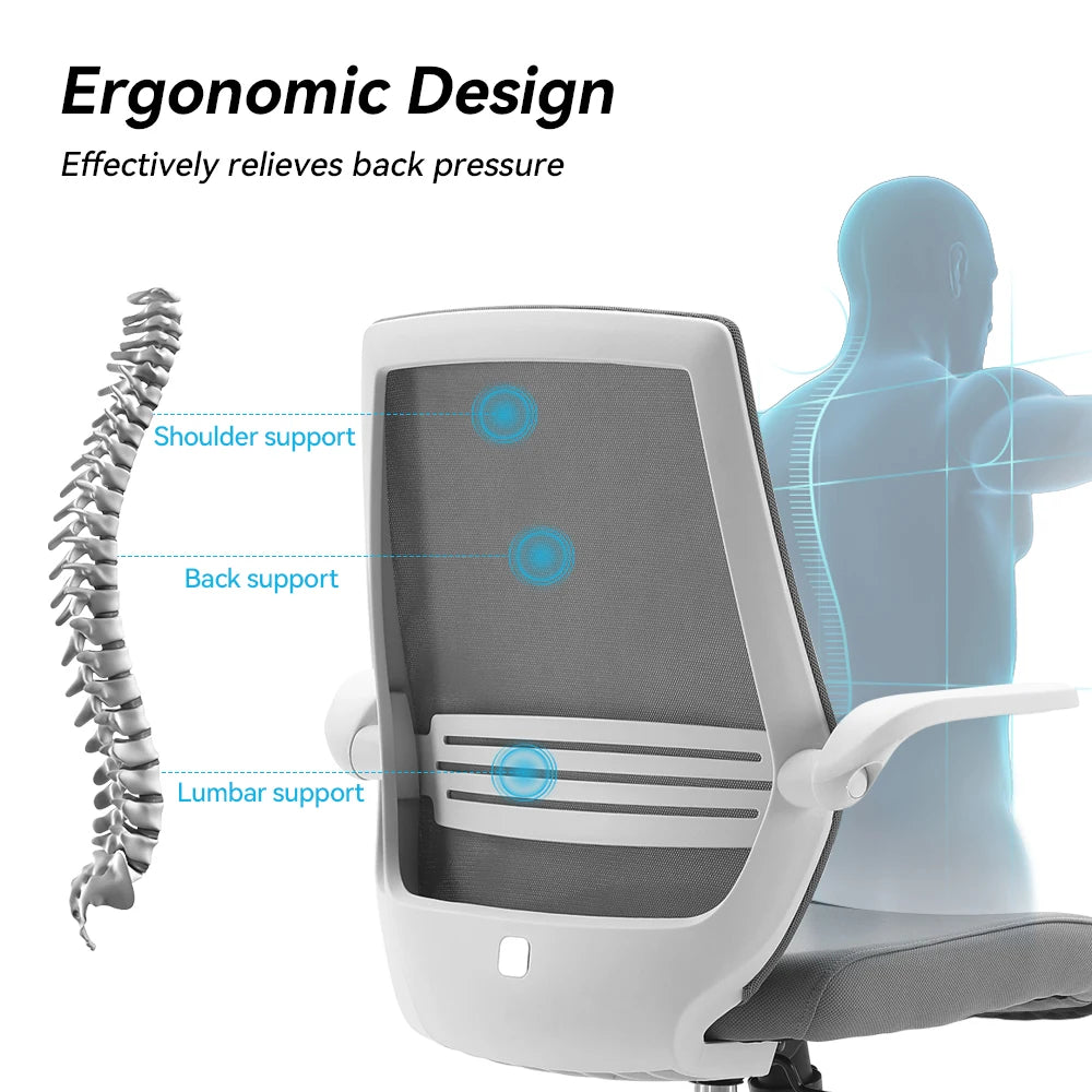 Ergonomic Office Chair, Desk Chair Height Adjustable