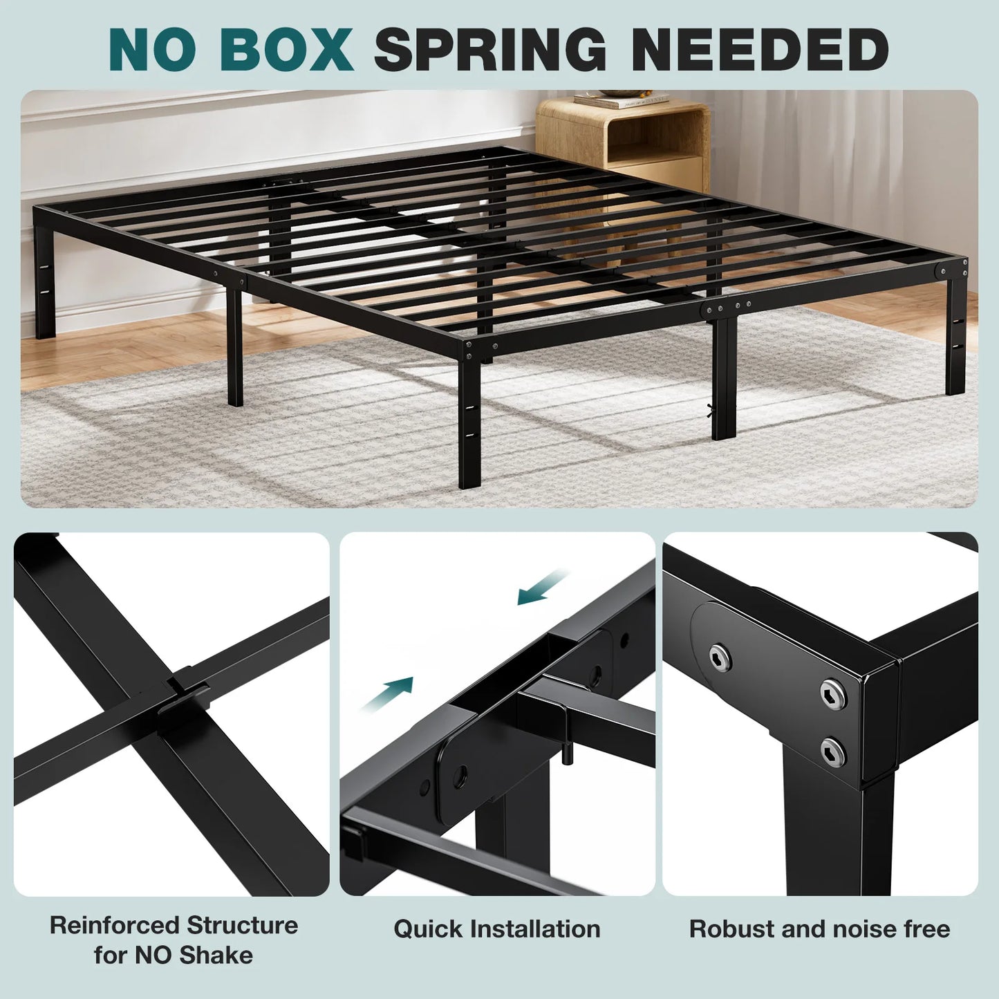 High Quality Basic Bed Frame
