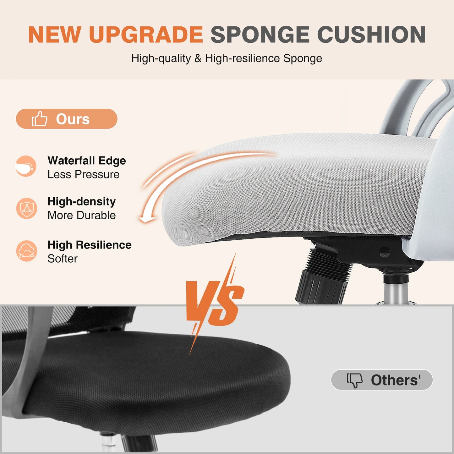 Ergonomic Mesh Backrest Office Desk Chair